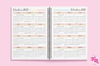 Miolo Agendamento Clientes 2025 Colorido - Imagem 3