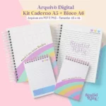 Kit Caderno A5 + Bloco A6 #1 (Rafa Design)