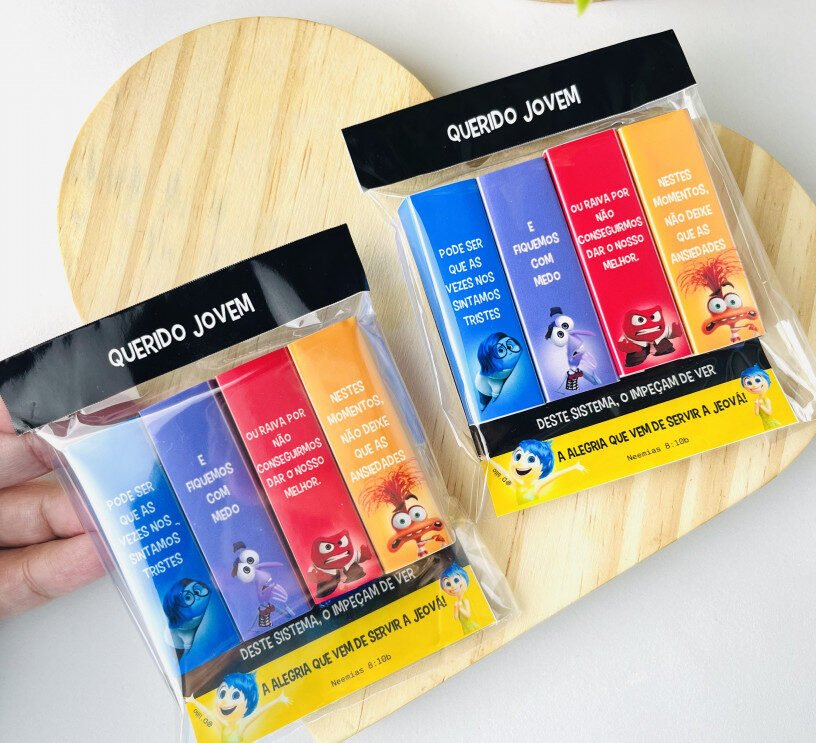 Arquivo Digital - Emoções Adesivos Emoções – Divertida Mente - Imagem 1