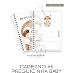 Caderno Preguicinha Baby