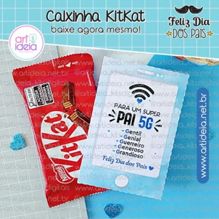 Caixinha Kit Kat - Dia dos Pais
