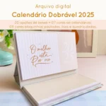Calendário Dobrável 2025 | Harmonia (Papel Sorrisso)