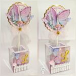 Centro de Mesa Acetato Borboleta