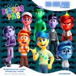 Kit Digital Divertidamente 3D - Dia dos Pais