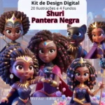 Shuri Pantera Negra - Kit Digital