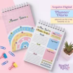 Planner Diário Candy Colors