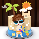 Topo de Bolo - Férias na Praia Menino