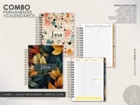 Super Combo Agendas Permanente + Calendários + Kits Capas
