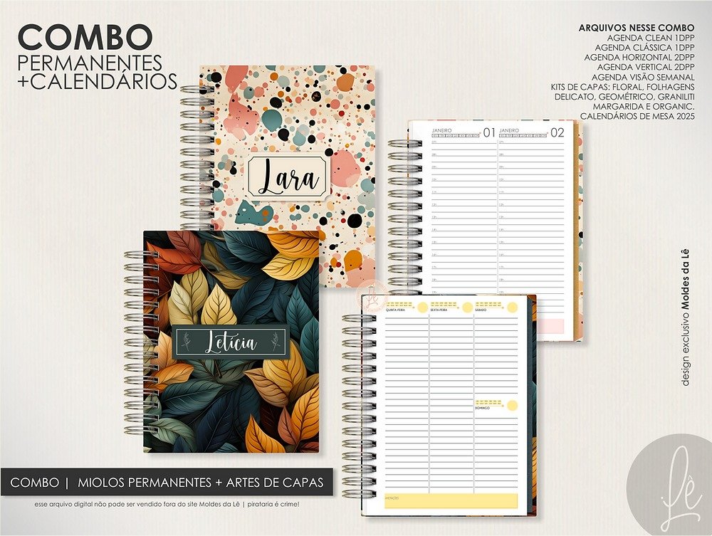 WhatsApp Image 2024-07-22 at 17.59.30 Super Combo Agendas Permanente + Calendários + Kits Capas - Imagem 1