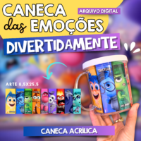 Caneca Acrílica Divertidamente
