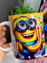 Caneca Minions Glitter - Imagem 2