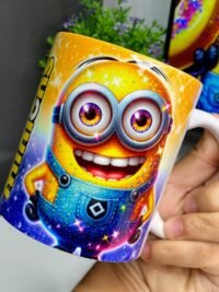 Caneca Minions Glitter - Imagem 3