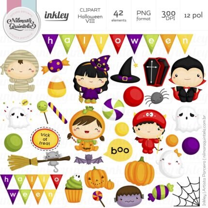 Clipart Cute Halloween VIII