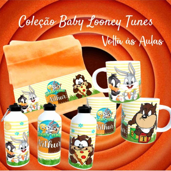 Baby Looney Tunes - Kit Escolar Sublimação - Imagem 17