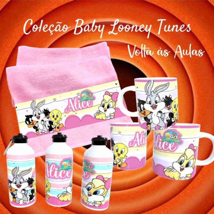 Baby Looney Tunes - Kit Escolar Sublimação - Imagem 18
