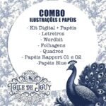 Toile de Jouy - Combo Ilustrações e Papéis