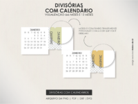 COMBO PLANNERS PERMANENTES | BIG-A5-SLIM | CAPAS E DIVISÓRIAS - Imagem 2