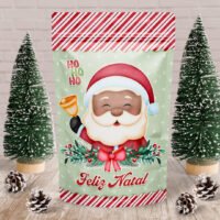 Printable - Rótulo Ziplock (Stand Up Pouch) - Feliz Natal - Imagem 3