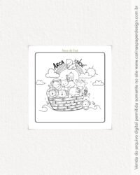 Caderno Para Colorir Arca de Noé - Imagem 2