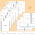 Miolo Agenda Datada Neutra - 1DPP Sáb e Dom Juntos