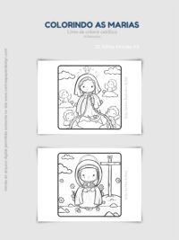 COMBO digital Livro de Colorir Colorindo as Marias - Imagem 2