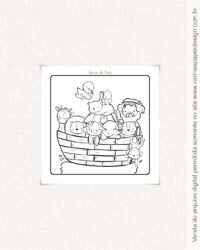 Caderno Para Colorir Arca de Noé - Imagem 3