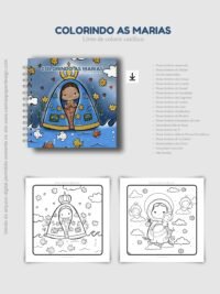 COMBO digital Livro de Colorir Colorindo as Marias - Imagem 3