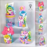 Baby Shark Menina - Kit Festa