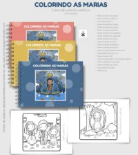 COMBO digital Livro de Colorir Colorindo as Marias