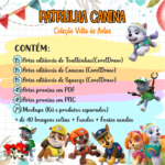 Patrulha Canina - Kit Escolar Sublimação