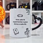 Caneca o justo vive pela fé