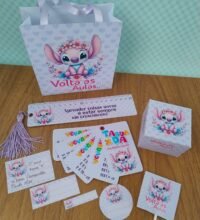 Stitch Rosa -Volta ás Aulas