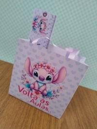 Stitch Rosa -Volta ás Aulas - Imagem 3