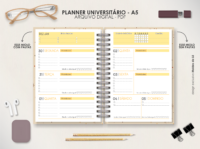 Planner A5 - Datado Horizontal - Imagem 8