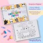 Livro de Colorir Gatos