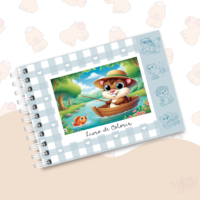 Livro de Colorir Capivaras A5 - Imagem 4