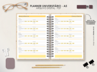 Planner A5 - Datado Horizontal - Imagem 11