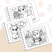 Livro de Colorir Capivaras A5 - Imagem 6