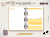 Planner A5 - Datado Horizontal - Imagem 3