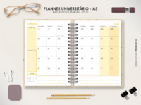 Planner A5 - Datado Vertical - Imagem 4
