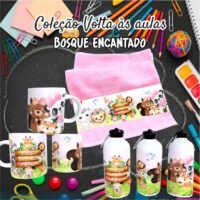 Bosque Encantado - Kit Escolar Sublimação - Imagem 6