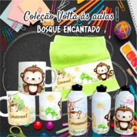 Bosque Encantado - Kit Escolar Sublimação - Imagem 5