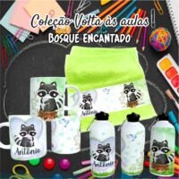 Bosque Encantado - Kit Escolar Sublimação - Imagem 18