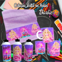 Barbie - Kit Escolar Sublimação - Imagem 9
