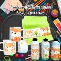 Bosque Encantado - Kit Escolar Sublimação - Imagem 19