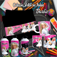 Barbie - Kit Escolar Sublimação - Imagem 2