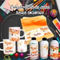 Bosque Encantado - Kit Escolar Sublimação - Imagem 20