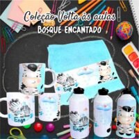 Bosque Encantado - Kit Escolar Sublimação - Imagem 21