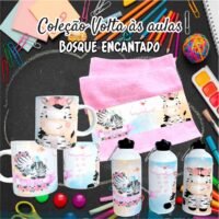 Bosque Encantado - Kit Escolar Sublimação - Imagem 22