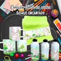 Bosque Encantado - Kit Escolar Sublimação - Imagem 30